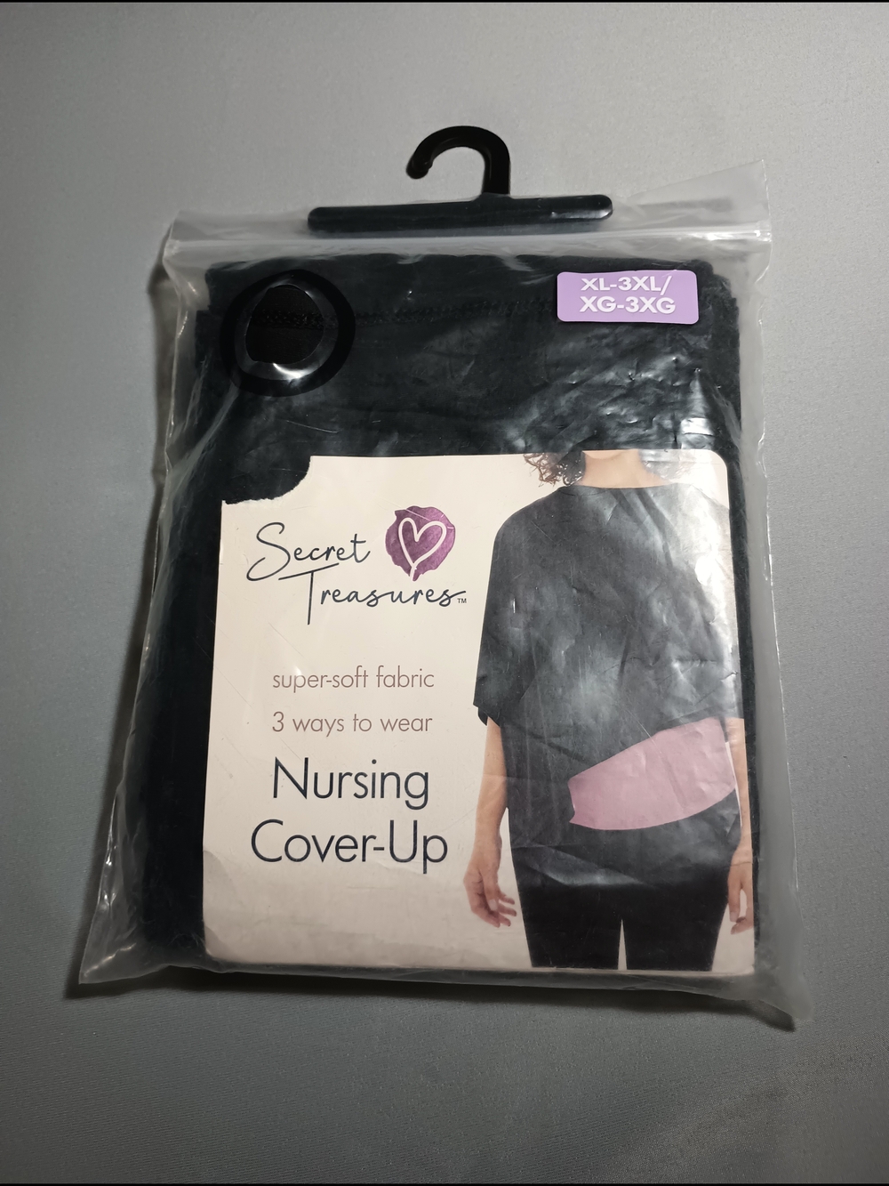 Secret Treasures Black Nursing Cover-Up